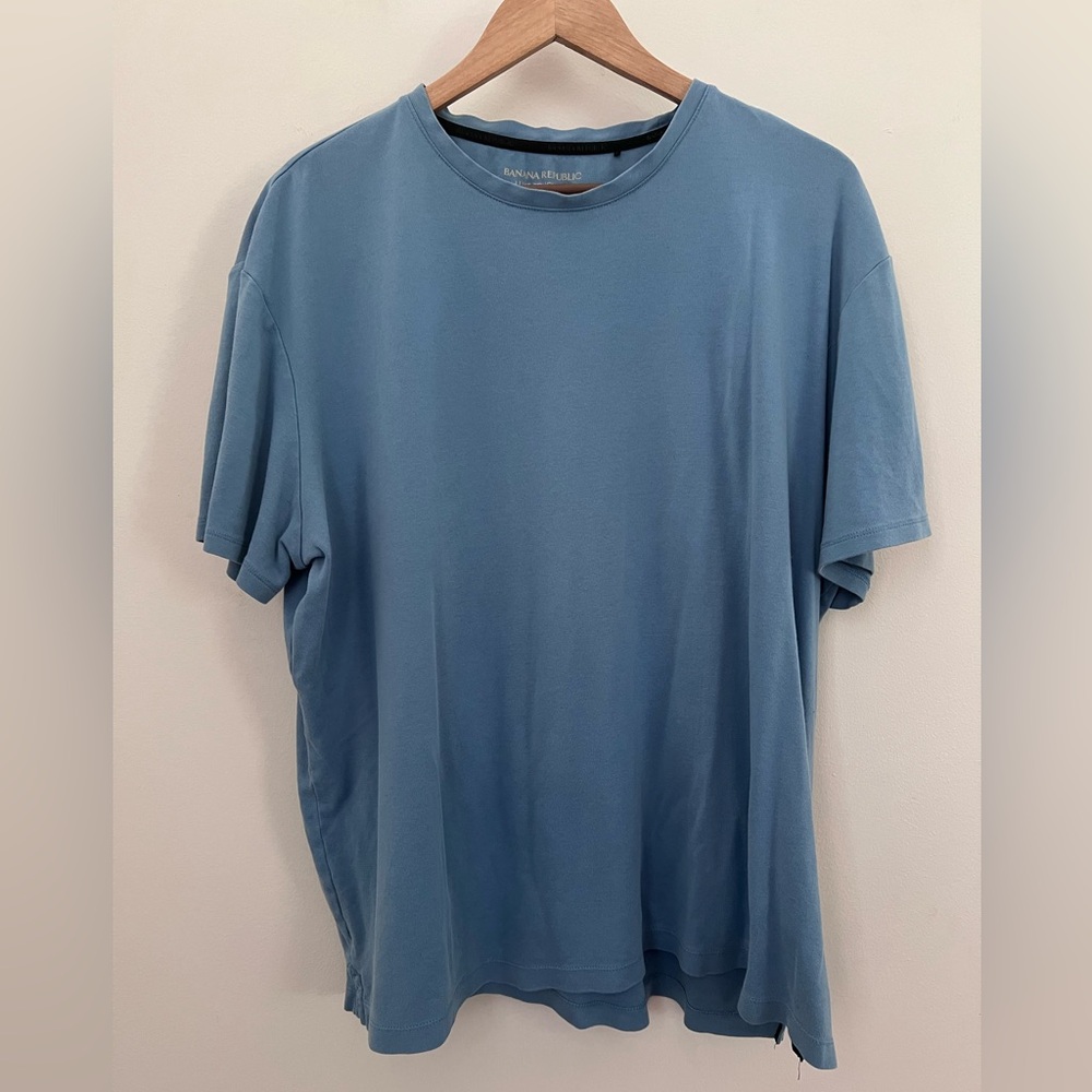 Banana Republic Men’s Sky Blue Short Sleeve Tee Size XXL